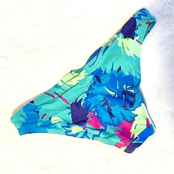 Aerie Floral Tropical Bikini Bottoms - Size Small - Picture 5 of 5